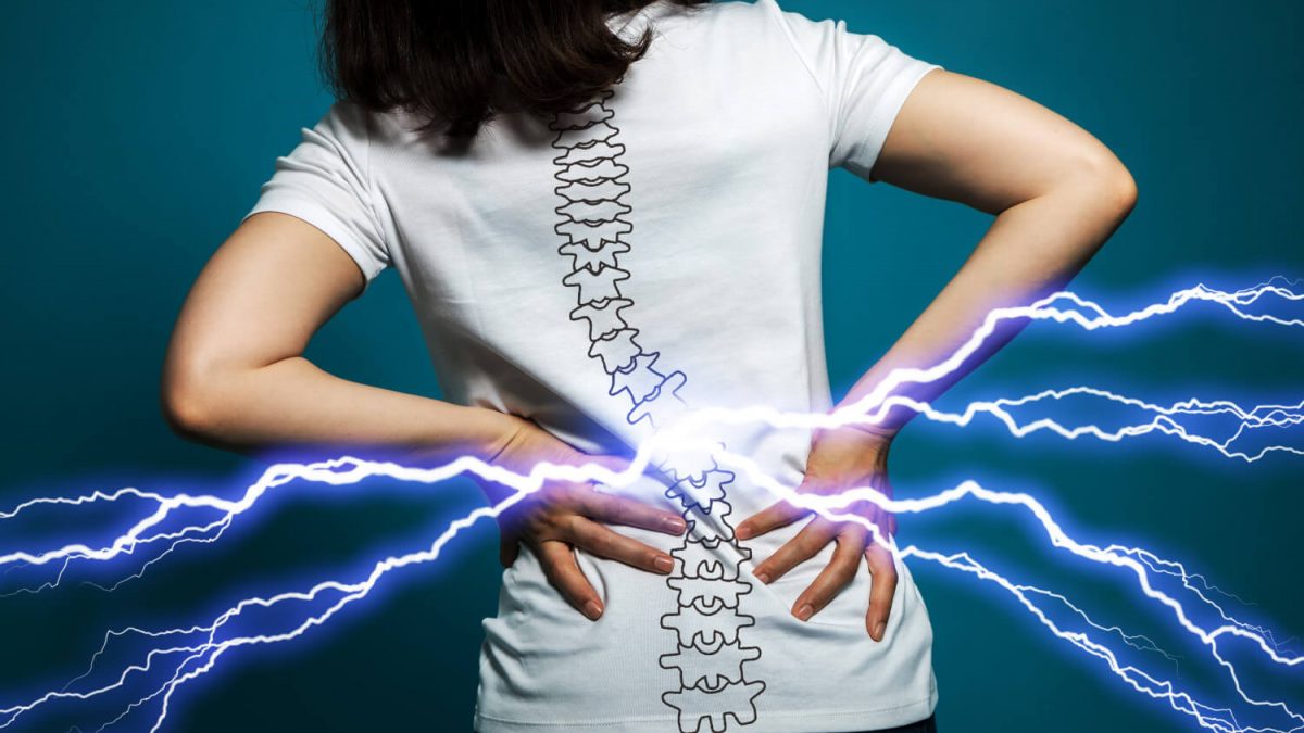Dores nas costas causadas por hérnia de disco